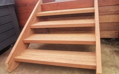 SPA POOL STEPS/ EXTERNAL TIMBER STAIRS